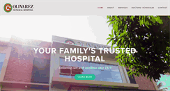 Desktop Screenshot of olivarezgeneralhospital.com